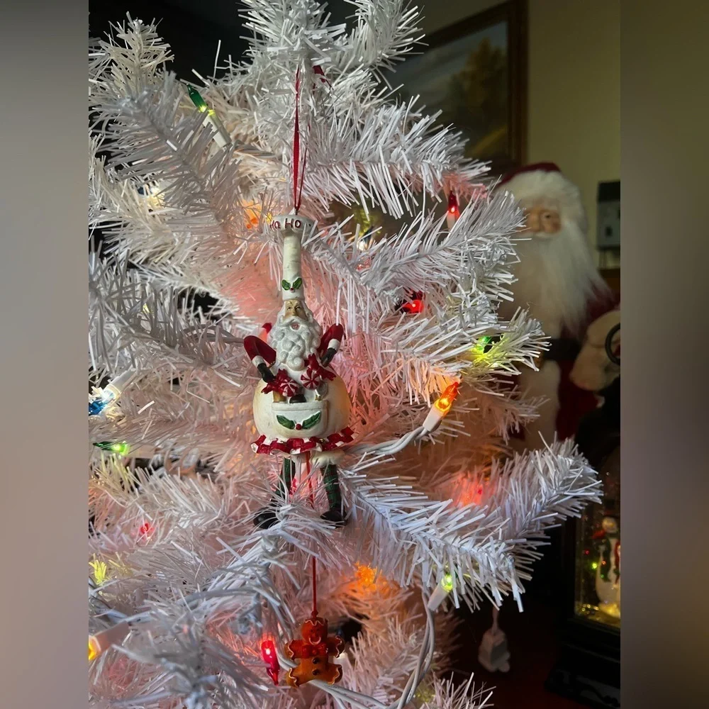 ❤️ 11” Santa Clause Gingerbread Man Christmas Ornament